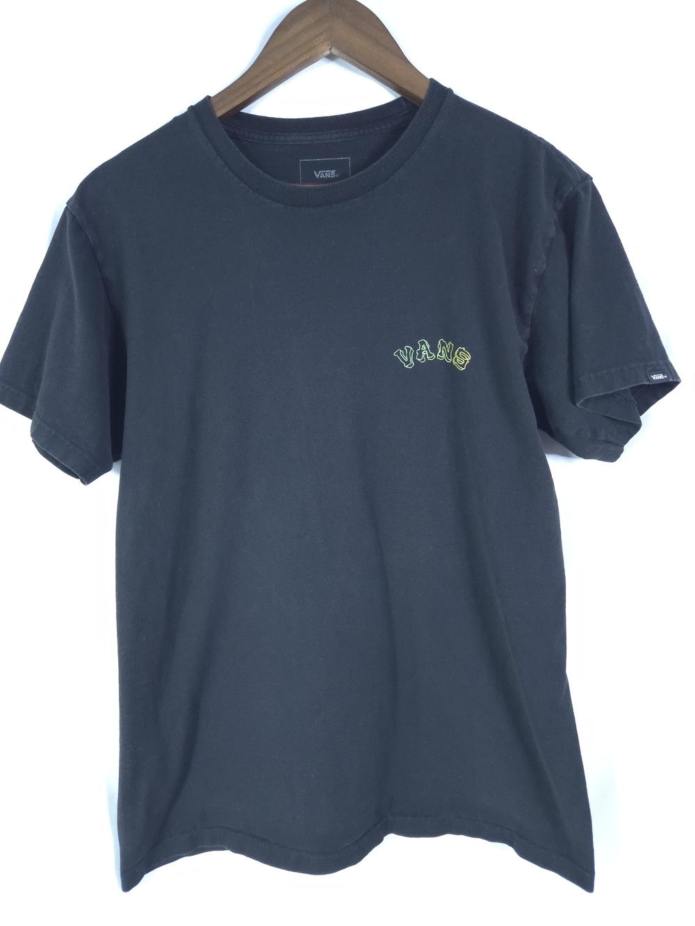 Vans Black Graphic Logo T‑Shirt – Size M